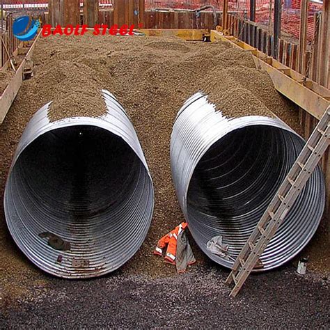 We stock 6" to 24" <b>culverts</b> in varying lengths. . 36 inch galvanized culvert pipe near me